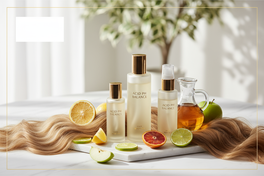 Acid products for healthy hair